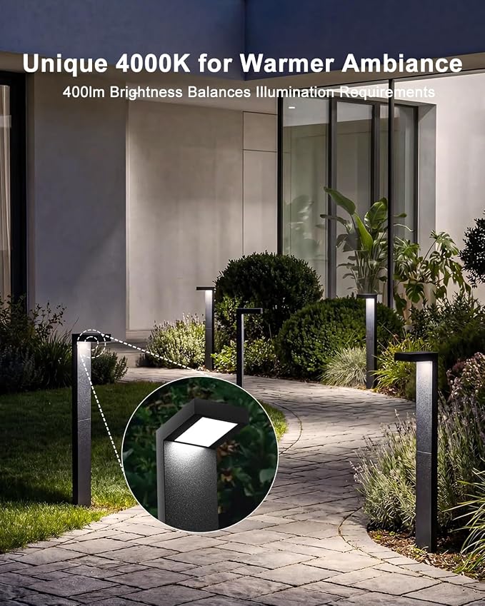 Low Voltage Landscape Lights, 8 Pack Outdoor LED Pathway Light, Wired Path - Image 4
