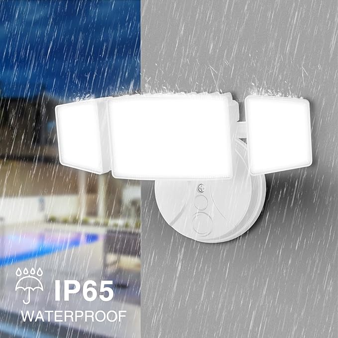 Onforu 75W Flood Lights Outdoor, 7000LM Brightness Security Lights Switch - Image 5