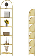Crofy Foldable 6 Tier Corner Shelf, Metal Corner Plant Stand by CrofyLLC