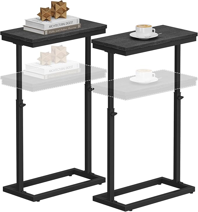 TUTOTAK End Table, Side Table, Tall Couch Table, Sofa Table, Living Room by ChoosetutotakFurnitureBuildYourCozyHome