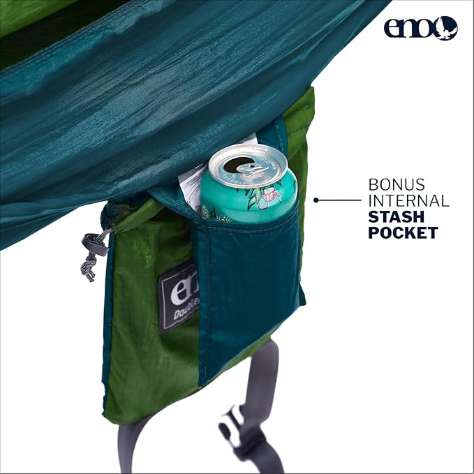 ENO, Eagles Nest Outfitters DoubleNest Lightweight Camping Hammock, 1 to 2 - Image 3