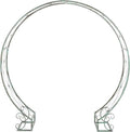 SAFAVIEH Outdoor Collection Mizell Antique Green Lattice Wrought Iron Moon by SAFAVIEH