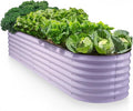 9-in-1 Galvanized Steel Raised Garden Bed // 8×2×1.5 ft Modular Planter by PlantPlot