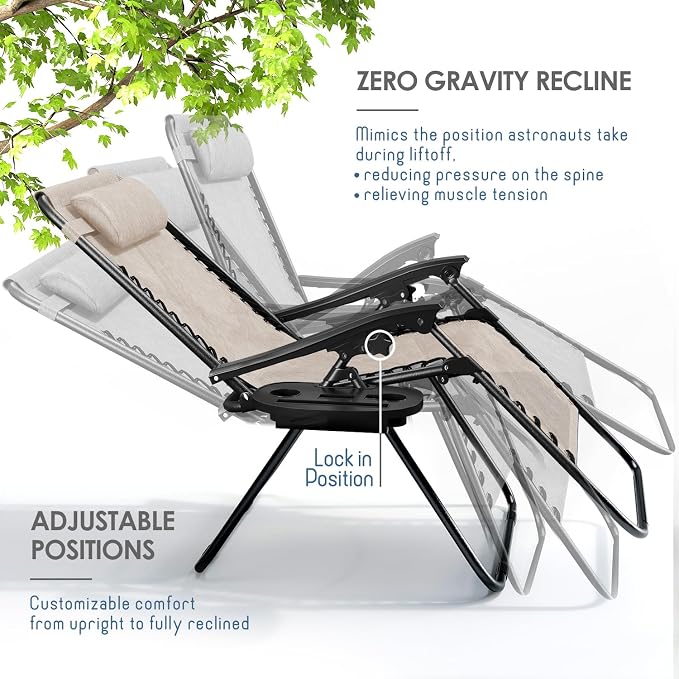 Nestl Zero Gravity Chairs Set of 4 - Image 4