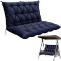 Porch Swing Cushion with Backrest, Waterproof Bench Cushion by Pakunoda