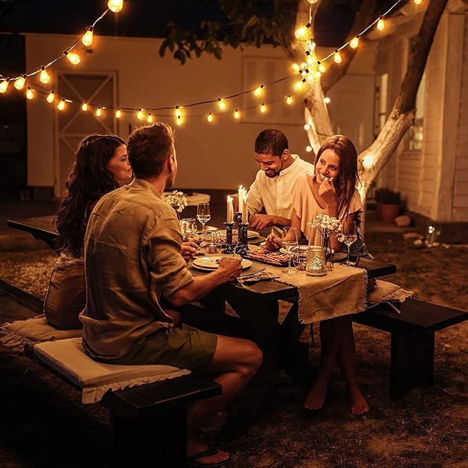 GLUROO 60FT LED Outdoor Patio Lights Waterproof - Image 6