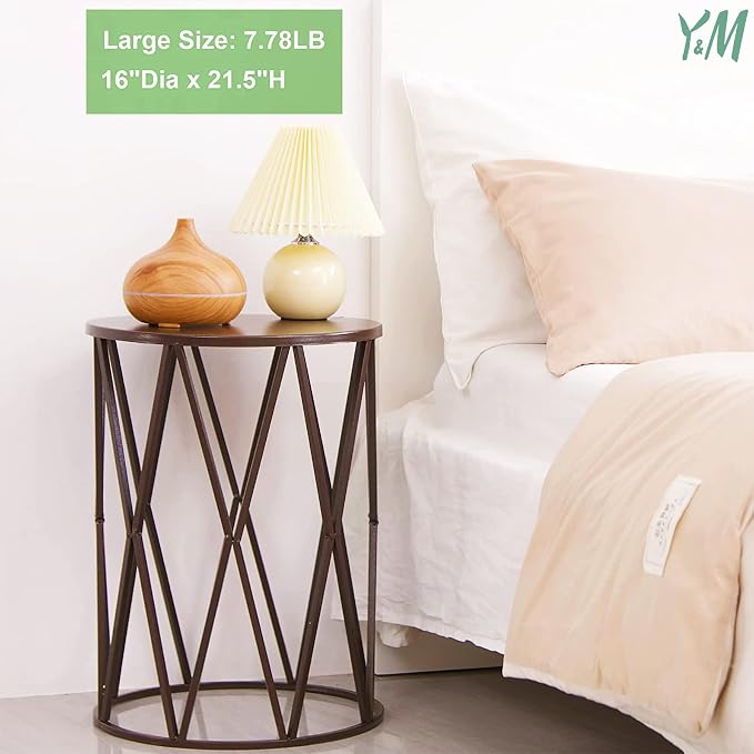 Y&M Nesting Side Table, Indoor End Tables, Outdoor Garden Stool - Image 4