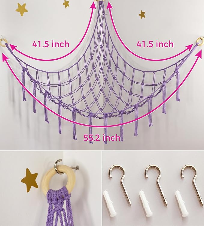 Stuffed Animal Storage Hammock or Net - Image 5