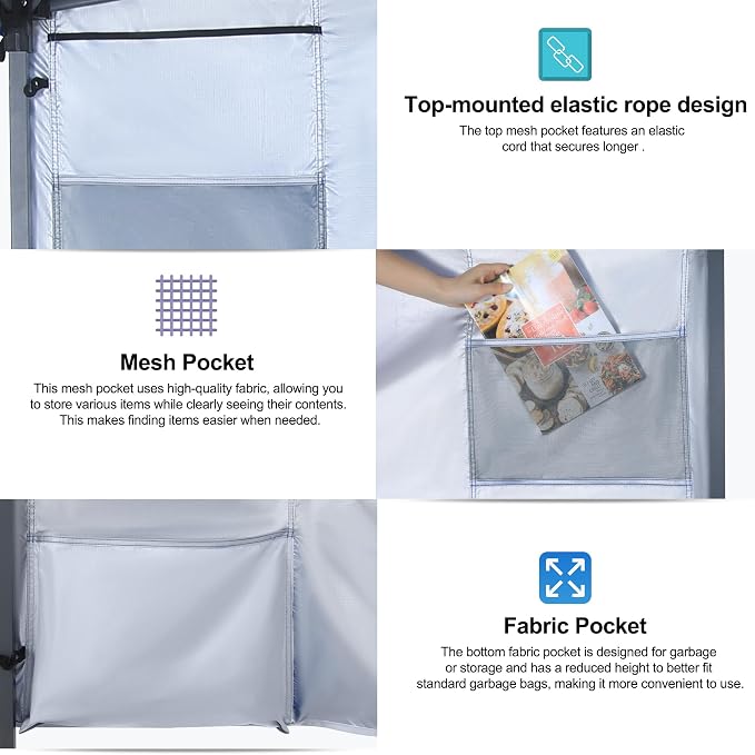 ABCCANOPY Pop Up Canopy with Sidewall, 10x10 Outdoor Canopy Tent with Storage - Image 6
