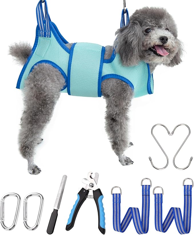 Dog Grooming Hammock, XS Size Hanging Harness Holder by Kkiimatt