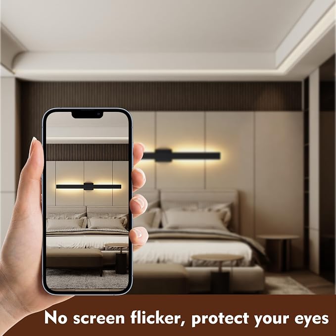 40.1inch Long Outdoor Modern LED Wall Light, Waterproof IP65 Warm White Led - Image 9