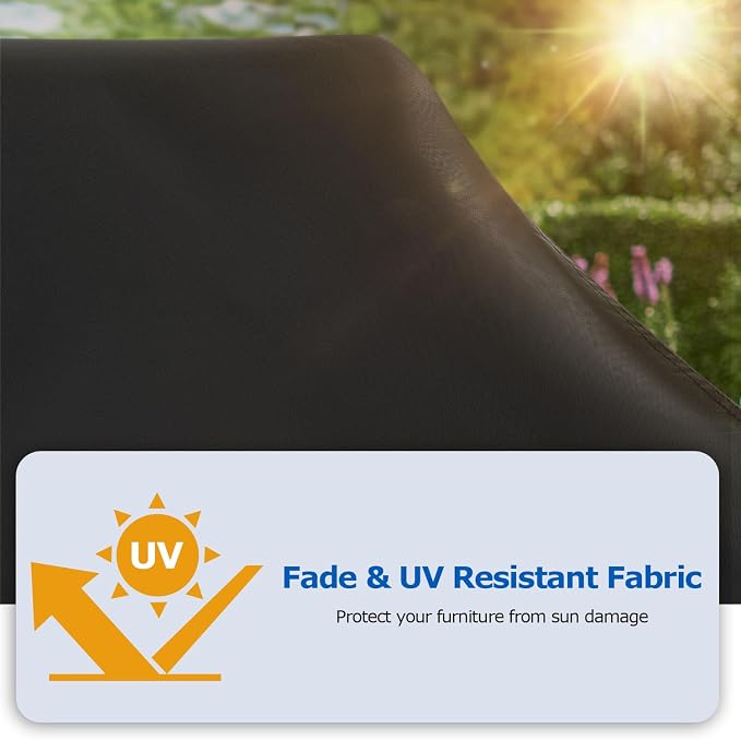 SunPatio Chaise Lounge Covers Outdoor Waterproof, 2 Pack Patio Lounge Chair - Image 6