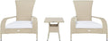 SAFAVIEH Outdoor Patio Furniture Collection Edna 3-Piece Lounge Set by SAFAVIEH