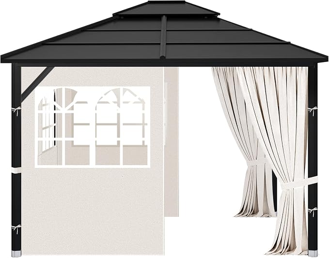 Gazebo Privacy Curtains 10' x 10' - Image 3