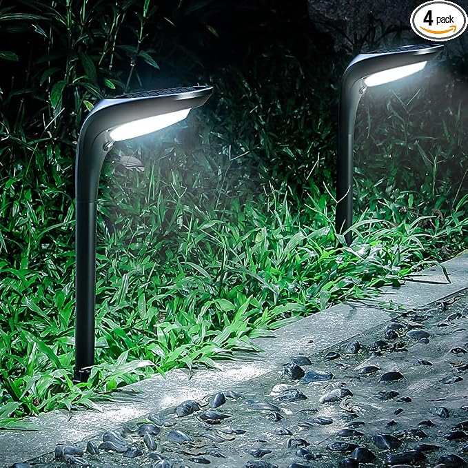 Solar Pathway Lights Outdoor 4 Pack by OSORD
