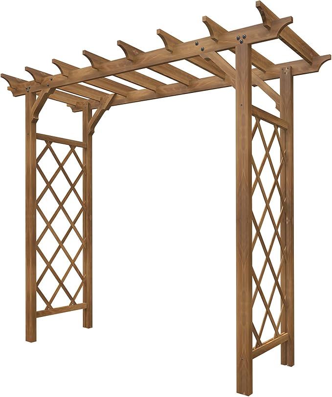 Vita Heartwood Grande Cedar Arbor, 85 inch L x 26 inch W x 89 inch H, Opening - Image 4