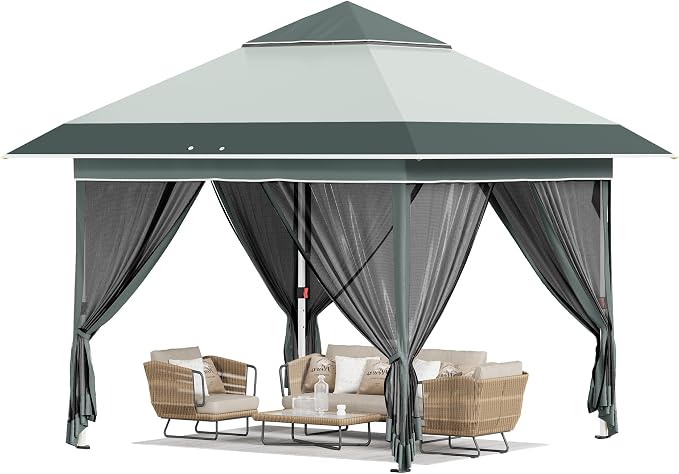 Devoko 12x12 Pop Up Gazebo Canopy Tent by DEVOKO