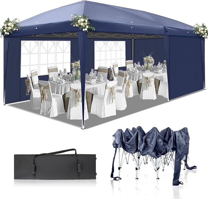 Outvita 10x20ft Ez Pop Up Canopy, Portable Instant Canopy Tent by Outvita