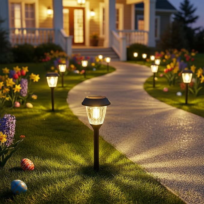 XMCOSY+ Solar Lights Pathway Outdoor - Image 9