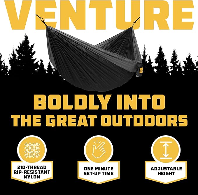 Wise Owl Outfitters Camping Hammock – 500lbs Portable Hammock - Image 3
