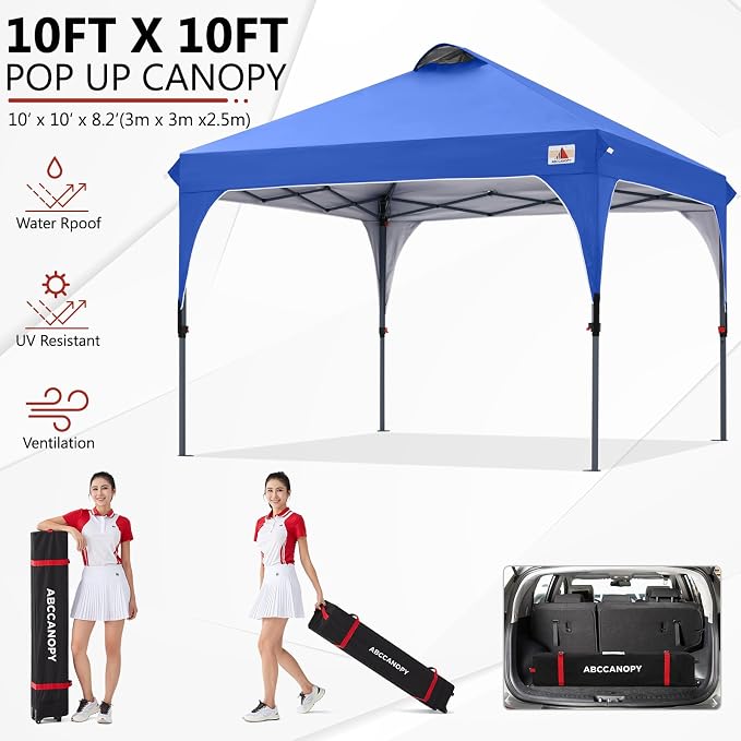 ABCCANOPY Outdoor Pop up Canopy Tent, 10x10 Instant Portable Canopy - Image 4