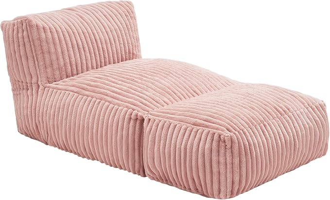 Hobestluk Big Bean Bag Lounger Chairs Large Beanbag Chair - Image 9