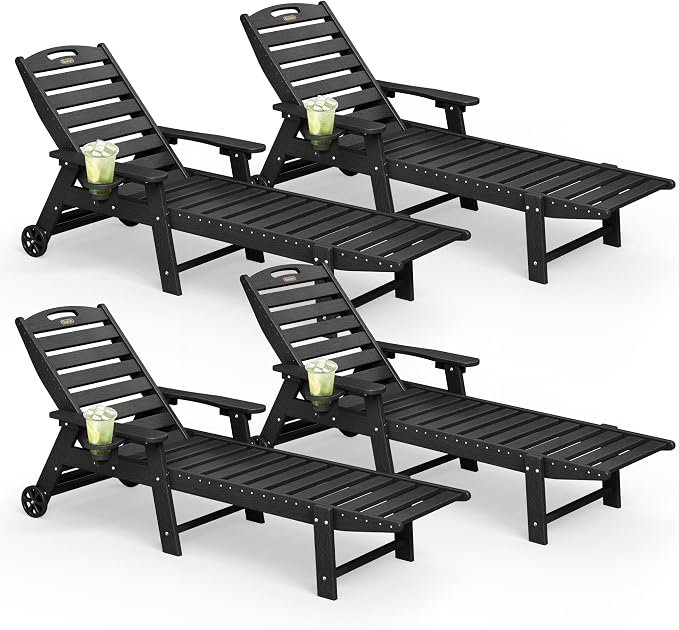 Lounge Chair Outdoor Set of 4 by Suunyn