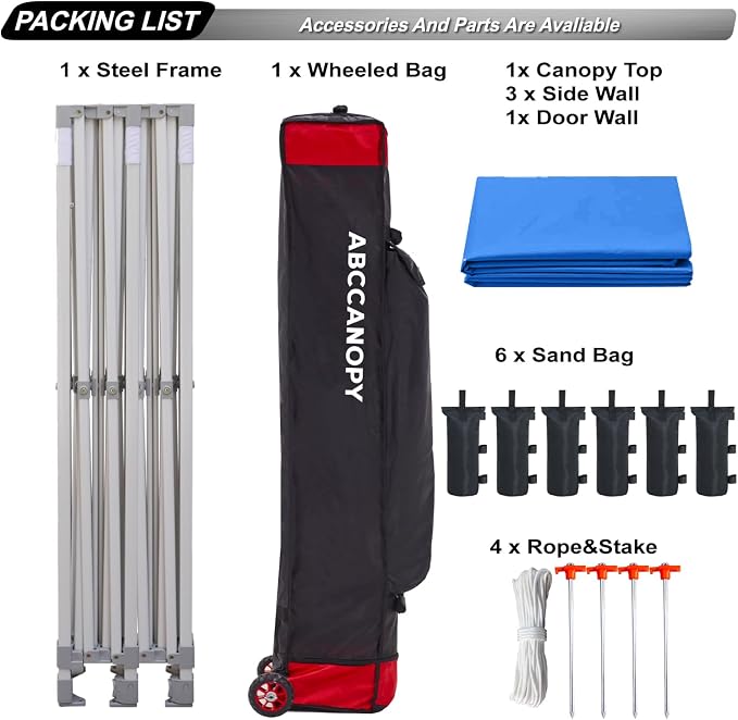ABCCANOPY Easy Pop Up Canopy Tent - Image 5