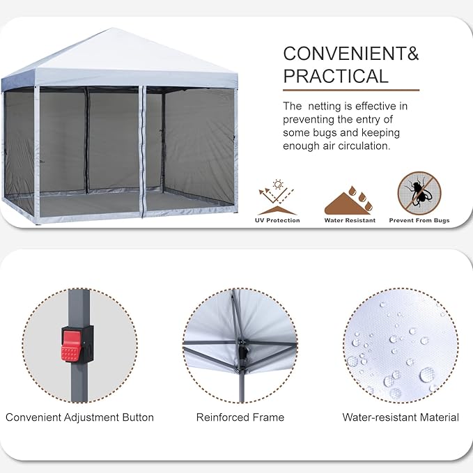 MASTERCANOPY Pop-Up Setup Outdoor Canopy - Image 4