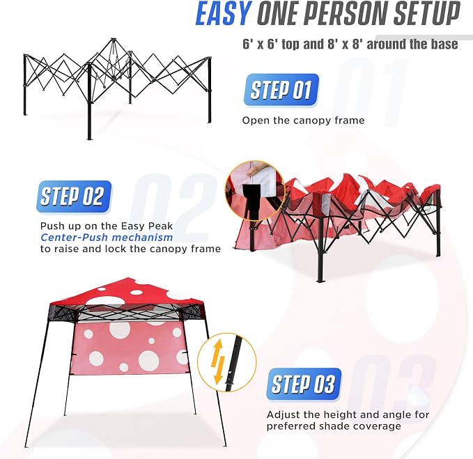 EAGLE PEAK 8x8 Pop Up Canopy Tent - Image 2