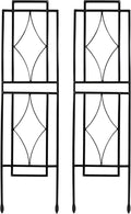 Sunnydaze 30-Inch Contemporary Metal Garden Trellis by SunnydazeDecor