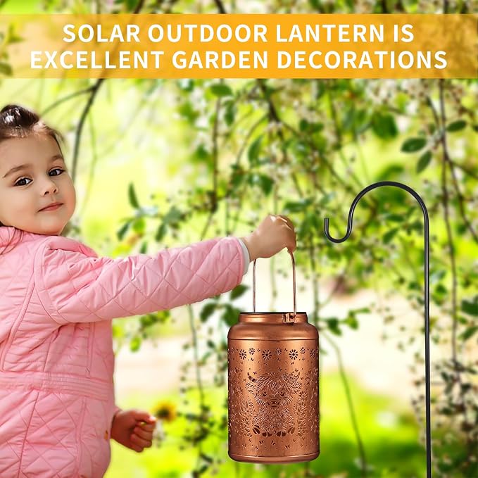 Solar Lanterns Outdoor Waterproof Garden Decor Birthday Gifts - Image 5
