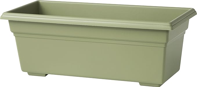 Root & Vessel 16240 24" Flowerbox Sage by Novelty