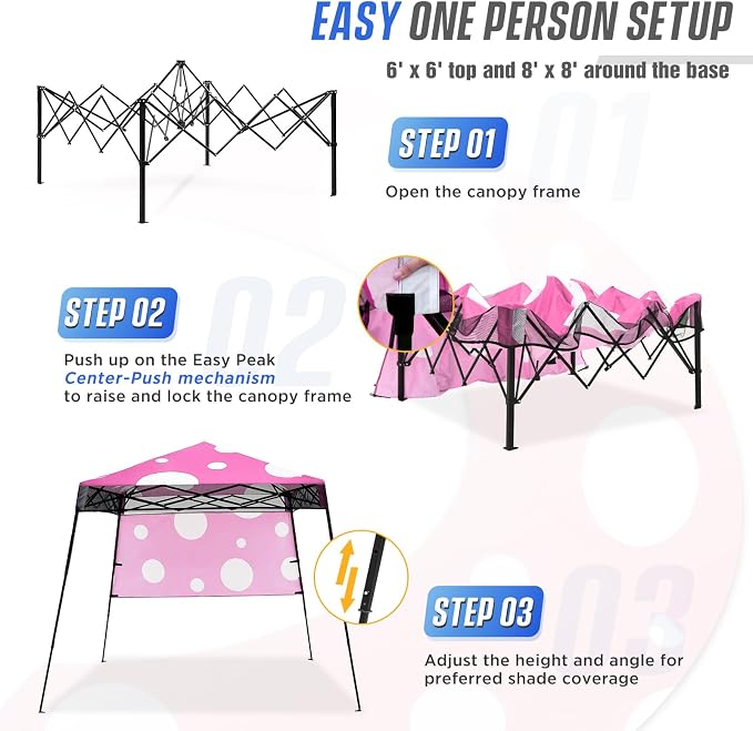 EAGLE PEAK 8x8 Pop Up Canopy Tent - Image 2