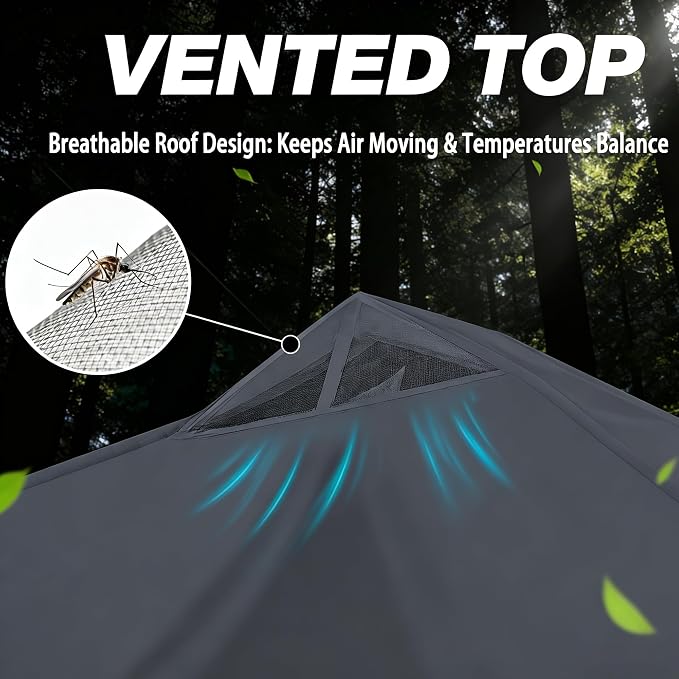 SANWAY 10x10 Pop Up Canopy Tent - Image 2