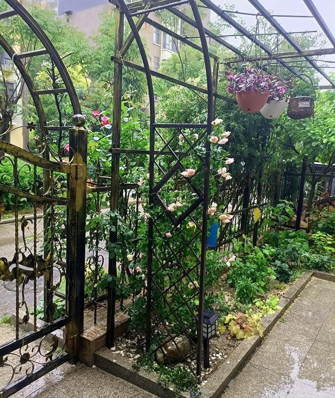 Heavy Duty Steel Garden Arbor & Trellis Arch - Image 3