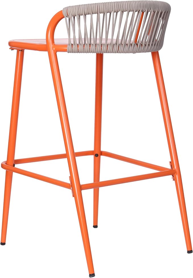 Christopher Knight Home Hearth 29.5" H Patio Barstools Set of 2, Aluminum Frame - Image 8