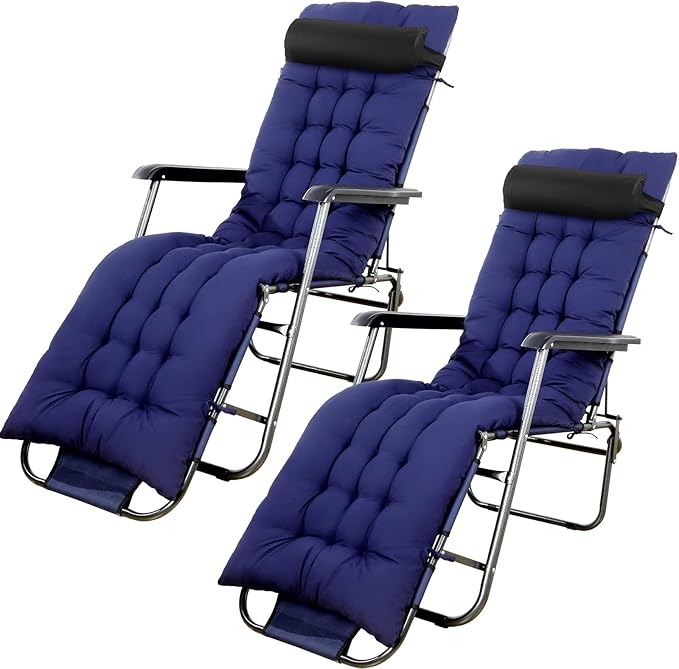 67 x 19 Inch Chaise Lounge Cushions Soft Lounge Chair Cushion Gravity Chair by Bucherry