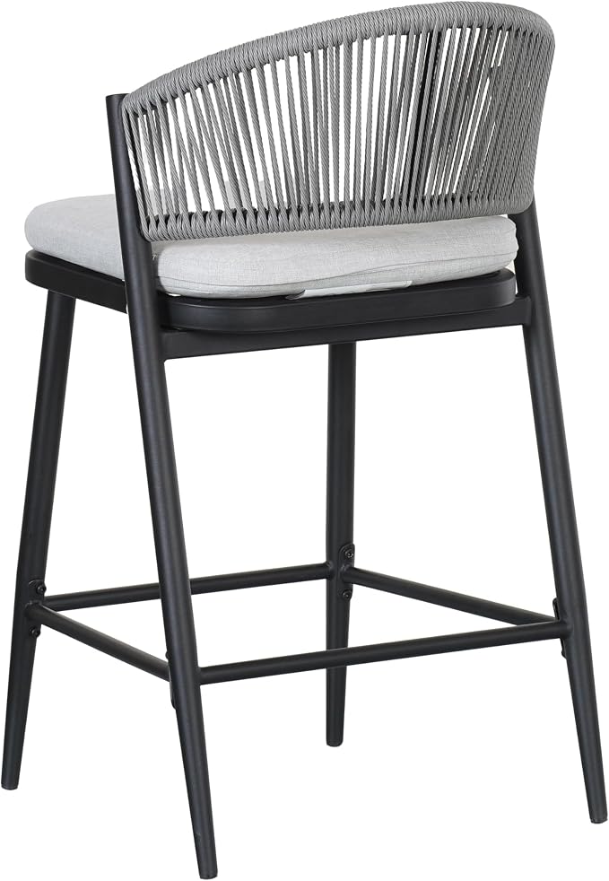 Christopher Knight Home Hearth 26.00" H Patio Barstools Set of 2, Woven Wicker - Image 9