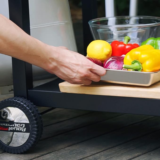 Royal Gourmet Dining Cart Table - Image 8