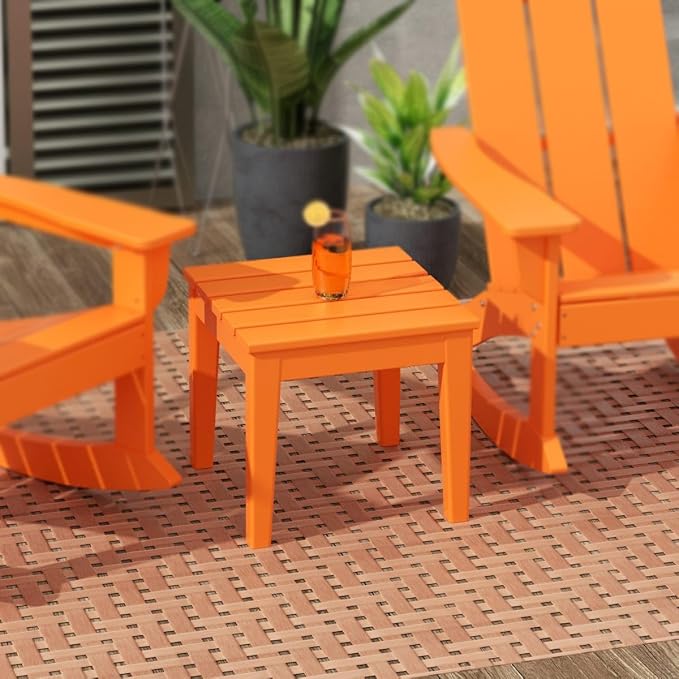 WestinTrends Ashore Outdoor Patio Modern Adirondack Side Table - Image 2