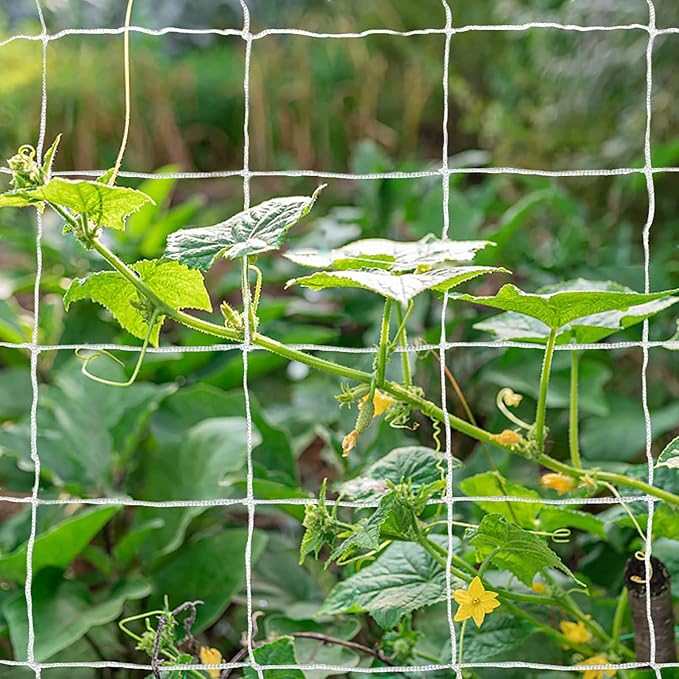 Tcamp Heavy-Duty Polyester Garden Trellis Netting Plant Climbing Net by Tcamp
