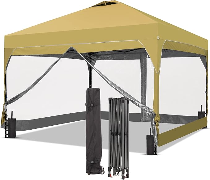 GDY 12x12FT Outdoor Pop Up Canopy Tent by GDY