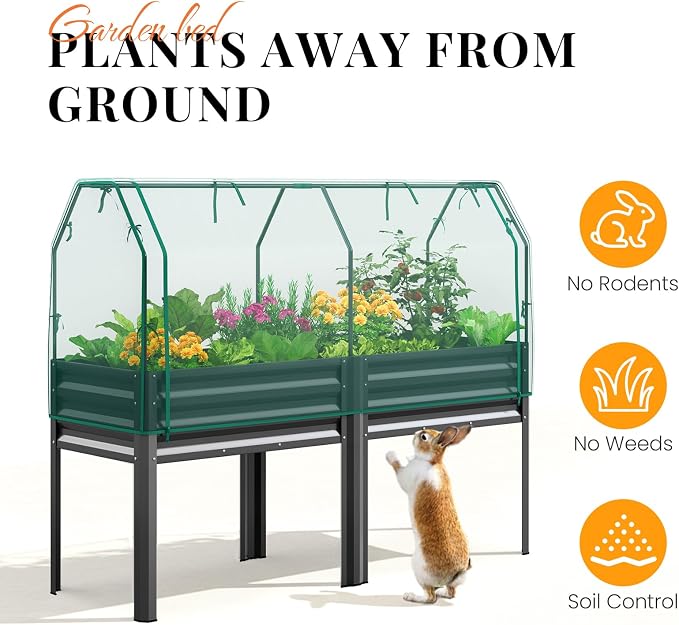 KING BIRD Large Raised Garden Bed - Image 4