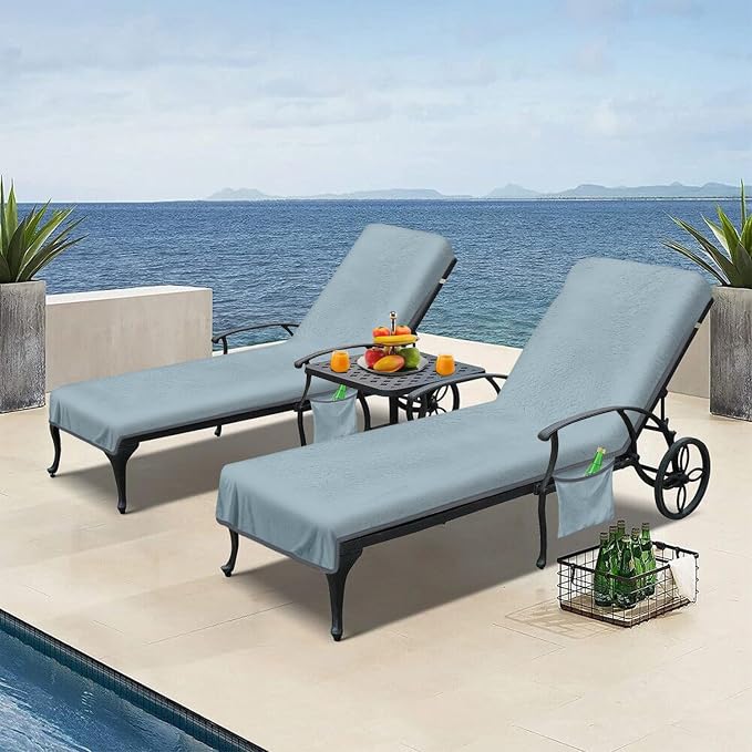 Lounge Chair Towel Cover, Beach Chair Cover - Image 4