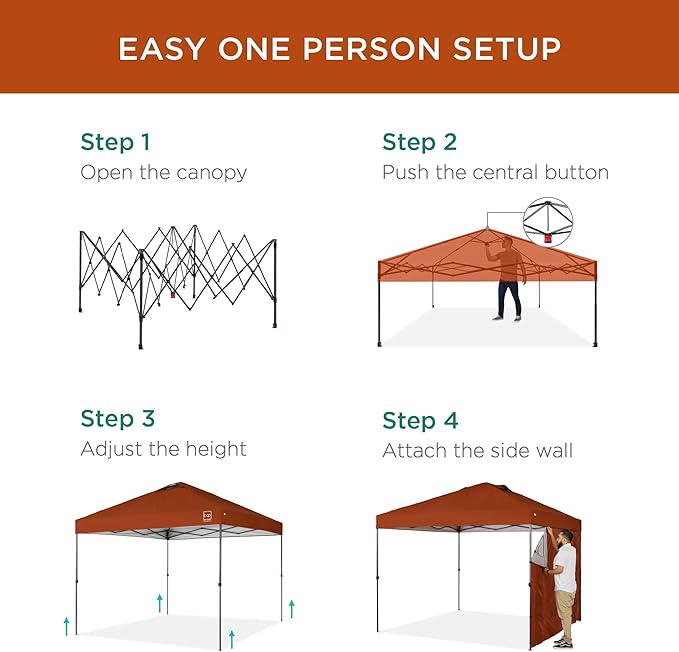 Best Choice Products 10x10ft Pop Up Canopy Tent - Image 3