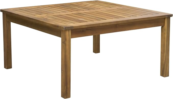Christopher Knight Home Perla Outdoor Acacia Wood Coffee Table, Teak Finish by ChristopherKnightHome
