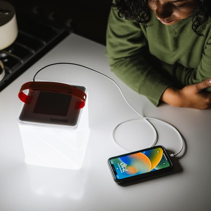 LuminAID Max Quick Inflate 2-in-1 Solar Camping Lantern and Phone Charger - Image 8