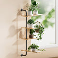 YUOROS Window Shelf for Plants, 4-Tier Rotating Window Sill Plant Shelves Stand by YUOROS