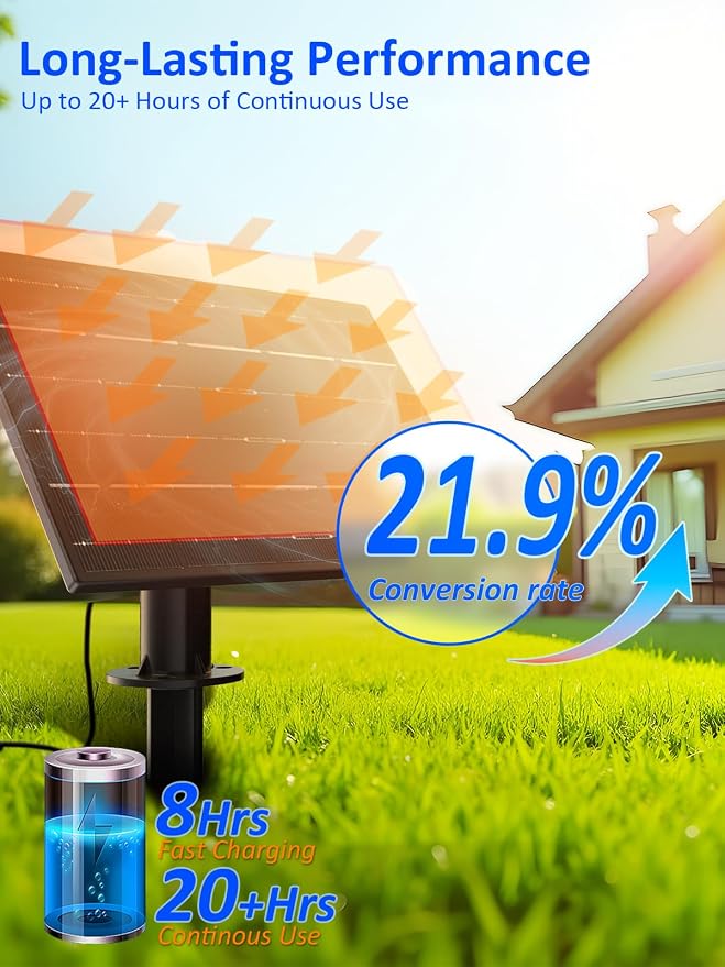 luckystyle 200FT Solar String Lights Outdoor Waterproof - Image 2